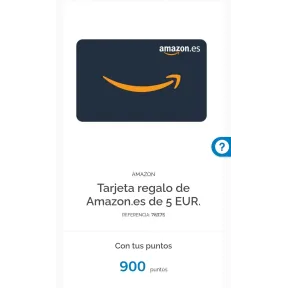 Tarjeta de Regalo Amazon de 5€ para Travel Club
