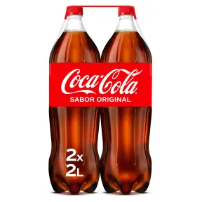 Botellas de Coca-Cola Sabor Original 2 L - Pack de 2