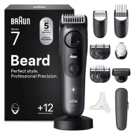 Recortadora de Barba Braun Series 7 BT7545, Gris Recargable