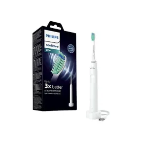 Cepillo eléctrico Philips Sonicare 2100 HX3651, Blanco y Sónico