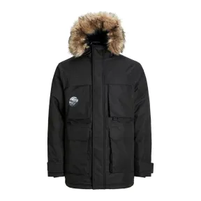 Chaqueta Negra Jack & Jones para Hombres Star