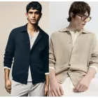 Chaqueta botones bouclé en tallas XS a XXL