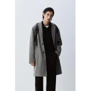 Abrigo básico de paño en tallas S, L, XL y XXL