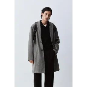 Abrigo básico de paño en tallas S, L, XL y XXL
