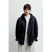Parka con botones y capucha (Tallas XS a L)