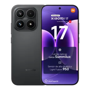 Smartphone XIAOMI 17 con 12GB RAM y 512GB de almacenamiento