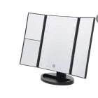 Espejo plegable con luz LED para maquillaje