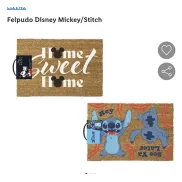 Felpudo de Miky o Stitch de Disney