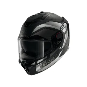 CASCO SPARTAN GT PRO CARBON Matte Silver Chrome Ritmo