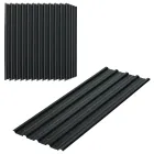 Paneles de Tejado de Acero Galvanizado Outsunny, 12 unidades