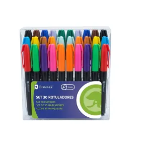 Rotuladores Surtidos Bismark Set 30 Punta 3mm