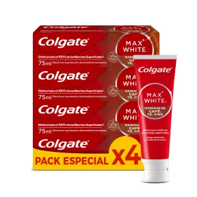Pasta de dientes blanqueadora Max White 75ml para manchas