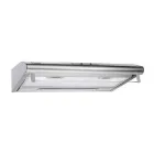 Campana extractora inox Hoover HFT600X, 60 cm, 205 m³h