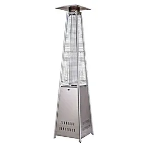 Estufa pirámide exterior Fulmo de inox (13 kW, 227 cm)