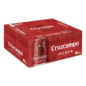 Pack de 12 Latas de Cruzcampo Lager - 3 x 33cl
