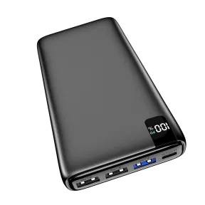 Batería Externa 26800mAh con Carga Rápida y Pantalla LED