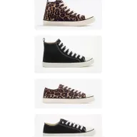 Zapatillas altas y bajas: animal print o negras