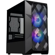 Torre Negra Cooler Master TD300 Mesh con Cristal Templado
