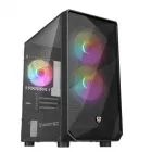 Torre MicroATX Nfortec Dys ARGB con Cristal Templado