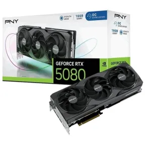 PNY RTX 5080 Triple Fan Overclocked Graphics Card