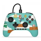 Mando PowerA con Cable Verde Mario Time para Nintendo Switch