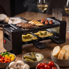 Mini Grill Tristar Raclette, 400W de potencia