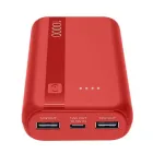 Batería Externa 10000 mAh Compacta CellularLine Rojo