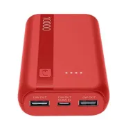 Batería Externa 10000 mAh Compacta CellularLine Rojo