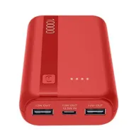 Batería Externa 10000 mAh Compacta CellularLine Rojo