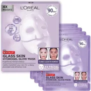 Mascarilla Facial Hidrogel Revitalift Filler L'Oréal Paris Pack 4