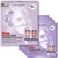 Mascarilla Facial Hidrogel Revitalift Filler L'Oréal Paris Pack 4