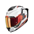 Casco integral Scorpion Exo-1500 Air Arena blanco rojo negro