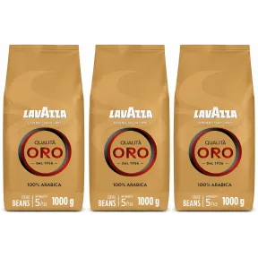 Lavazza Qualità Oro 1kg, Café en Grano para Espresso