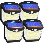 Foco Solar LED para Jardín - 248 Luces con Sensor de Movimiento