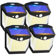 Foco Solar LED para Jardín - 248 Luces con Sensor de Movimiento