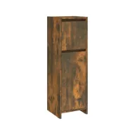 Armario de baño roble ahumado 30x30x95 cm vidaXL