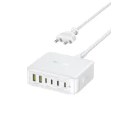 Baseus Estación de Carga 6 Puertos 120W: ¡Carga rápida y económica!
