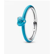 Anillo Turquesa Corazón con Gema de Pandora