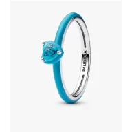 Anillo Turquesa Corazón con Gema de Pandora