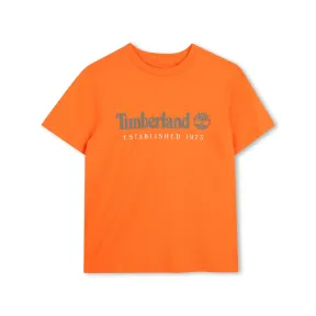 Camiseta de Algodón para Niño - Timberland Manga Corta