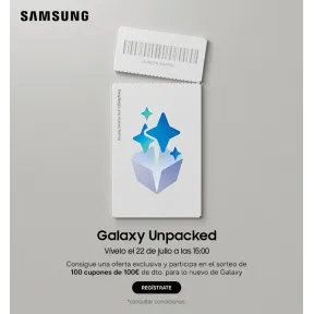 Descuentos exclusivos en Samsung Galaxy Unpacked El Corte Inglés