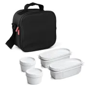 Bolsa Térmica Impermeable Urban Food Casual 3L con Fiambreras