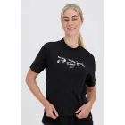 Camiseta Running Mujer Reebok Athena (Negro y Morado)