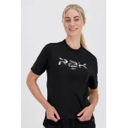 Camiseta Running Mujer Reebok Athena (Negro y Morado)
