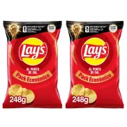 Lay's Patatas Fritas al Punto de Sal, 2x248g (1,74€/unidad)