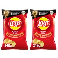 Lay's Patatas Fritas al Punto de Sal, 2x248g (1,74€/unidad)