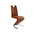 Silla marrón THIRA para comedor