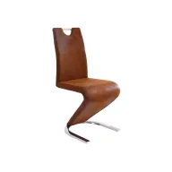 Silla marrón THIRA para comedor