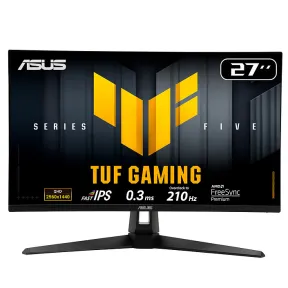 Monitor Gaming ASUS TUF 27” WQHD 210Hz con HDR10 y USB-C