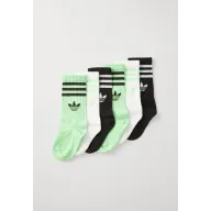 Calcetines Unisex Adidas Originals 6 Pack - Black/White/Lime